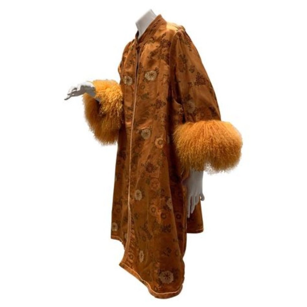1950s Eleanora Garnett Asian-Inspired Silk Brocade